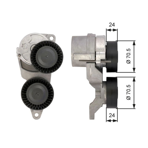 Gates Auxiliary Belt Tensioner T39026