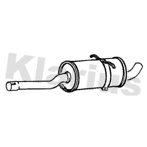 Klarius Box With Centre Pipe Centre VO190B