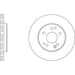 Apec Brake Disc Front Fits Mercedes 190 Series 200 300 400 500 E Class Apec  - Town Parts