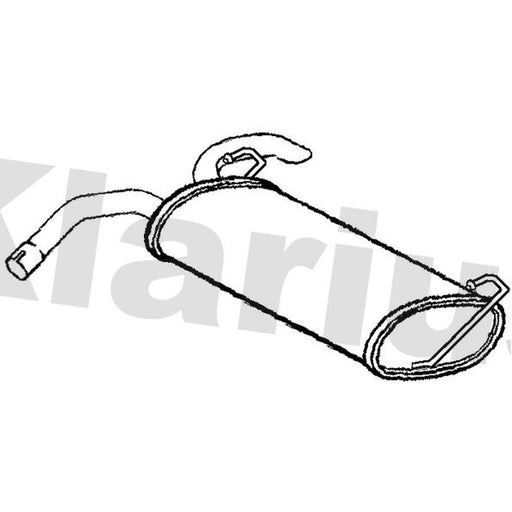 Klarius Box With Tail Pipe Rear GM774M