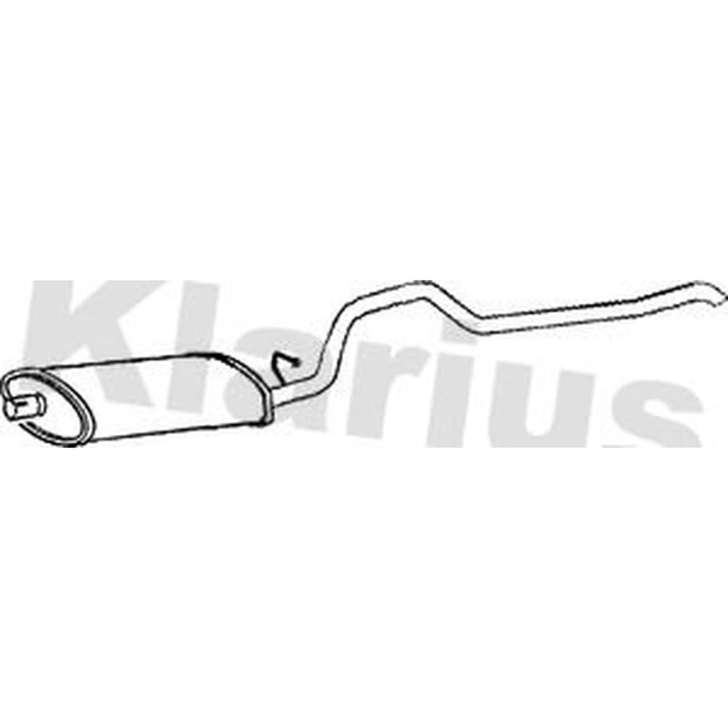 Klarius Box With Tail Pipe Rear CH4D