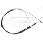 Borg & Beck Handbrake Cable Left Rear BKB3969