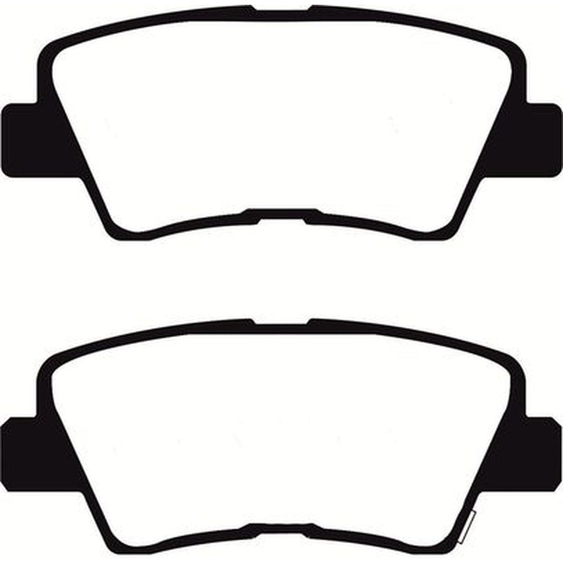 Abtex Rear Brake Pad Set PLU2107