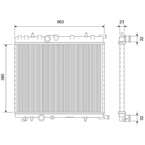 Valeo Engine Radiator 701103