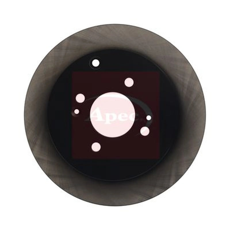 Apec 2 x Solid Rear Brake Discs DSK2497