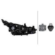 Hella Headlight Headlamp WY21W Left 1LG 354 895-031