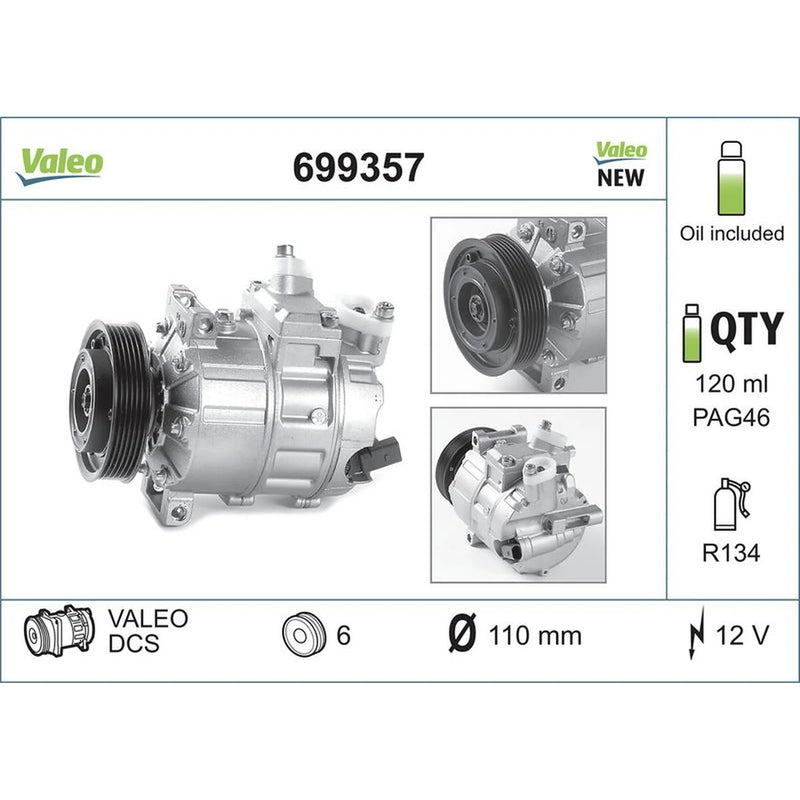 Valeo Air Conditioning Compressor 699357