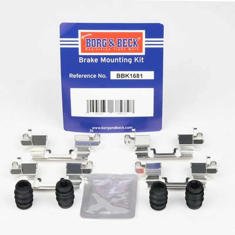 Borg & Beck Brake Pad Accessory Fitting Kit Front BBK1681