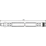Apec Brake Hydraulic Hose Line Front HOS3394