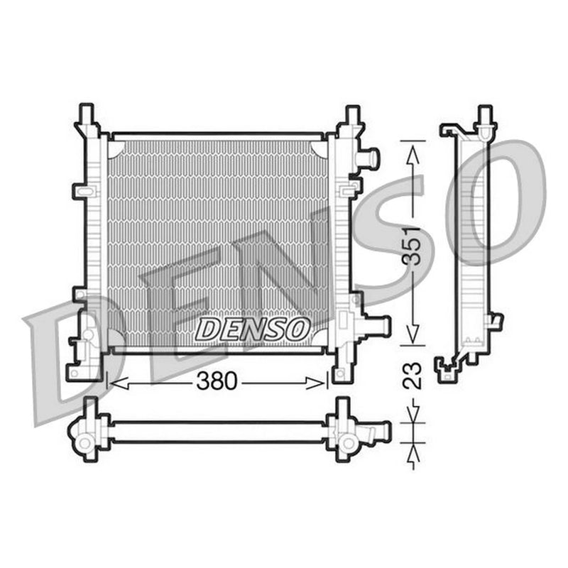 Denso Engine Radiator DRM10061