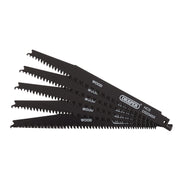 Draper Reciprocating Saw Blades 200mm 6-10tpi (Pack of 5)
