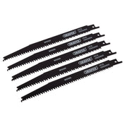 Draper Reciprocating Saw Blades 200mm 6-10tpi (Pack of 5)