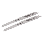 Draper Bi-metal Reciprocating Saw Blades 200mm 6-12tpi (Pack of 2)
