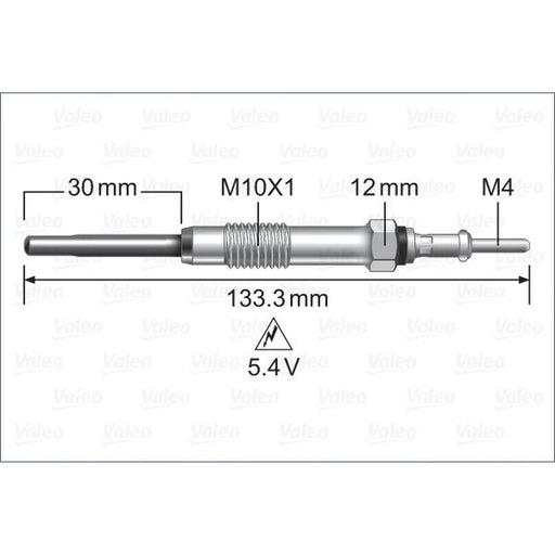 Valeo Diesel Engine Glow Plug 345243