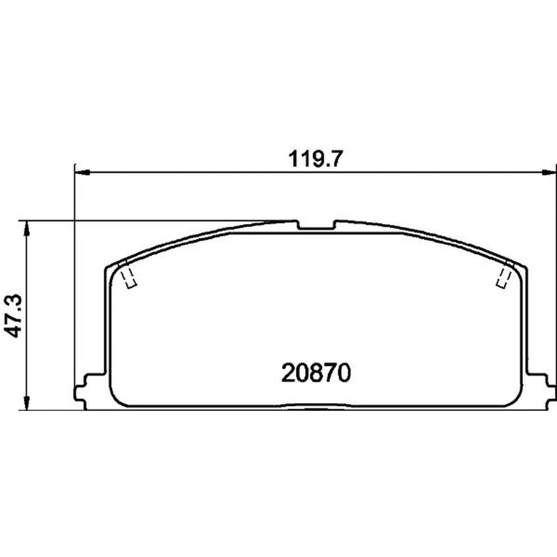 DON Front Brake Pad Set PCP1285