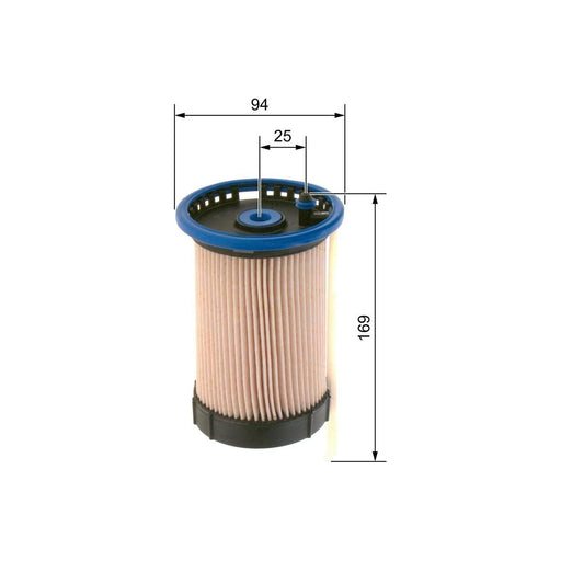 Bosch Fuel-Filter Element N2254 Fits Vw Passat Estate/Variant Tdi|Tdi Bluemotion Bosch  - Town Parts