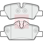 Apec Rear Brake Pad Set PAD2029