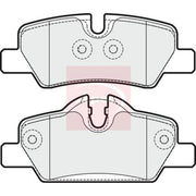 Apec Rear Brake Pad Set PAD2029