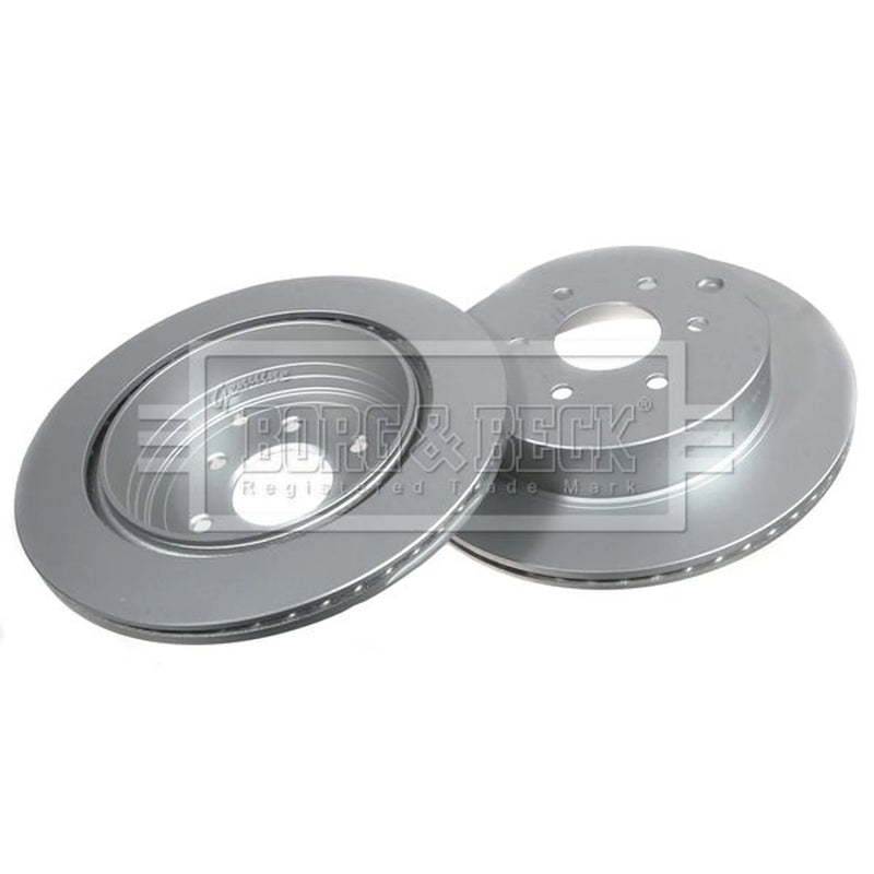 Borg & Beck 2 x Vented Rear Brake Discs BBD5601