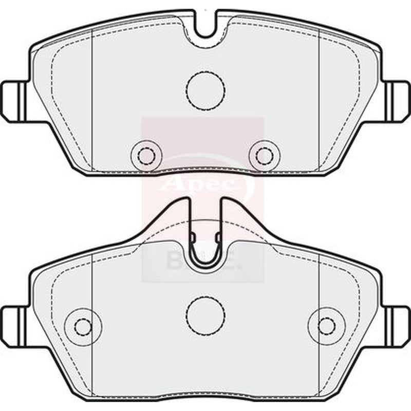 Apec Front Brake Pad Set PD3266