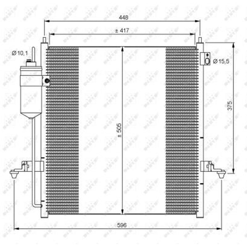 NRF Air Conditioning Condenser 35871