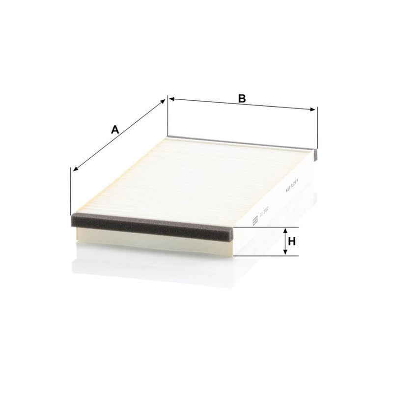 MANN-FILTER Cabin Air Filter (Pollen Filter) Eng.compart. CU 3020