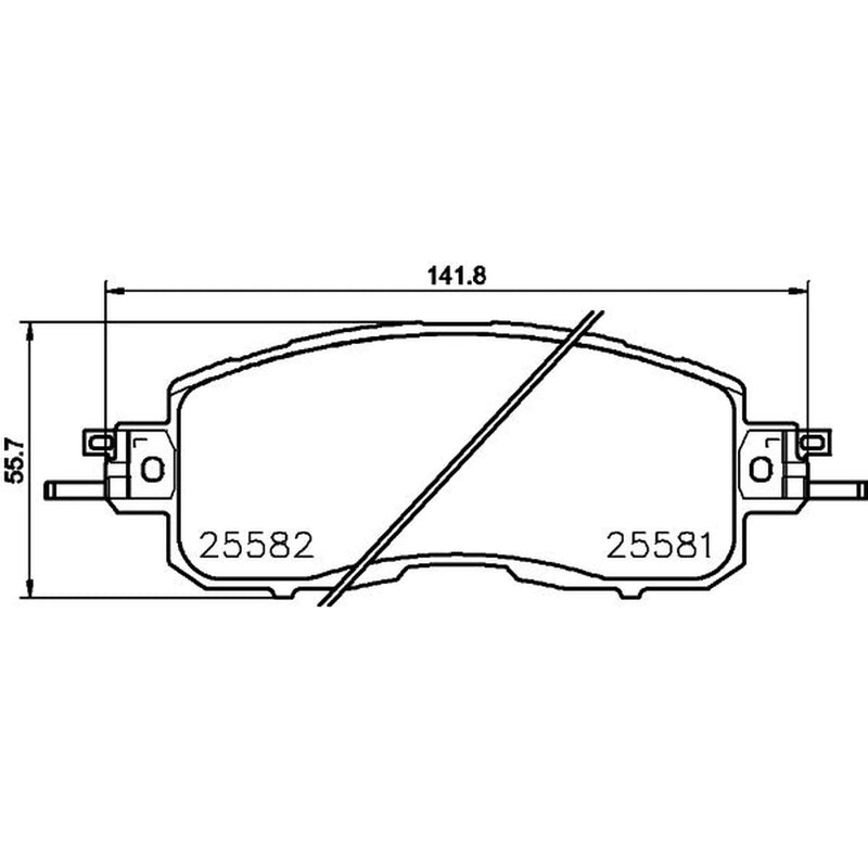 DON Front Brake Pad Set PCP2221