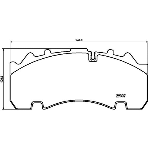 DON Brake Pad Set CVP093K