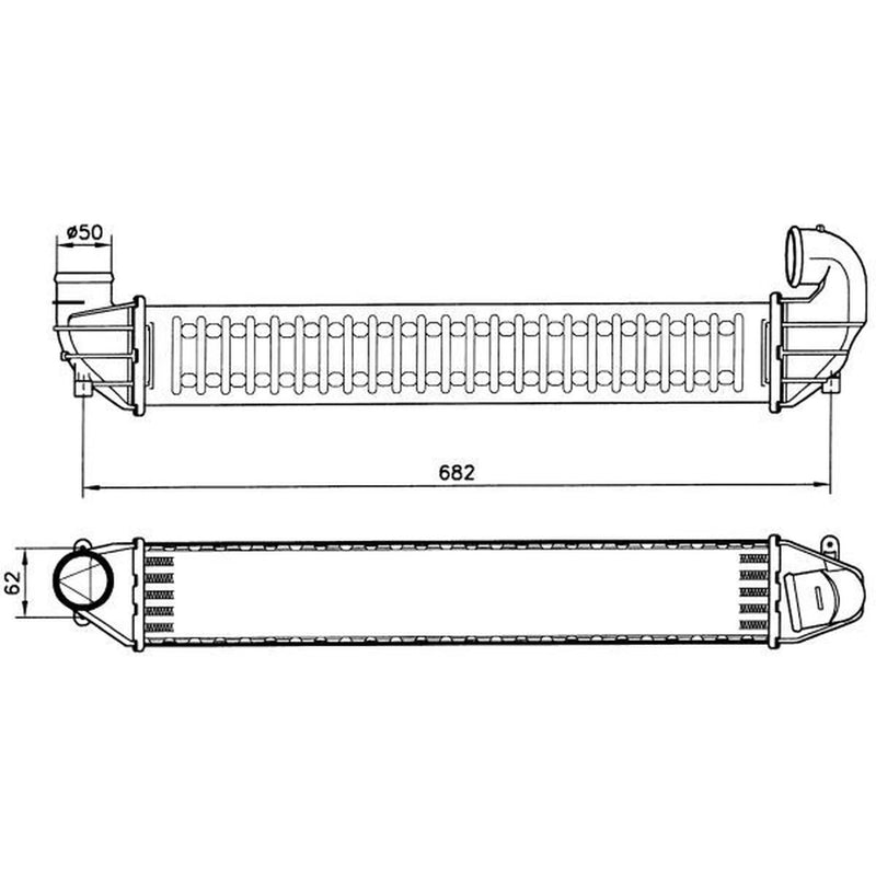 NRF Intercooler (Charge Air Cooler) 30139A