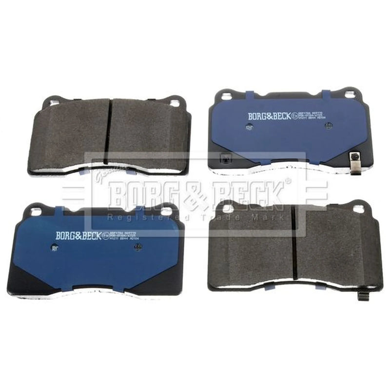 Borg & Beck 4 x Front Brake Pad Set BBP1784