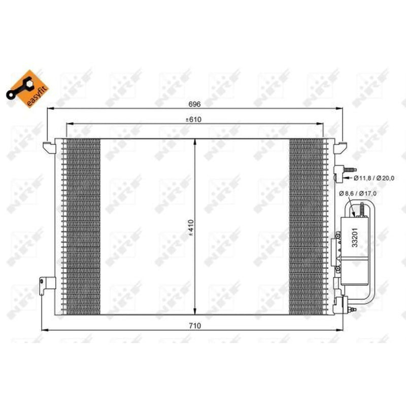 NRF Air Conditioning Condenser 35929