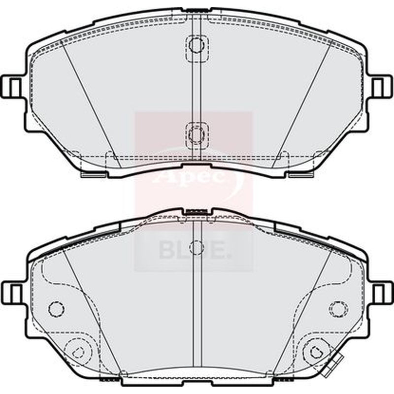 Apec Front Brake Pad Set PD4283