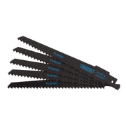 Draper Bi-metal Reciprocating Saw Blades 150mm 6tpi (Pack of 5)