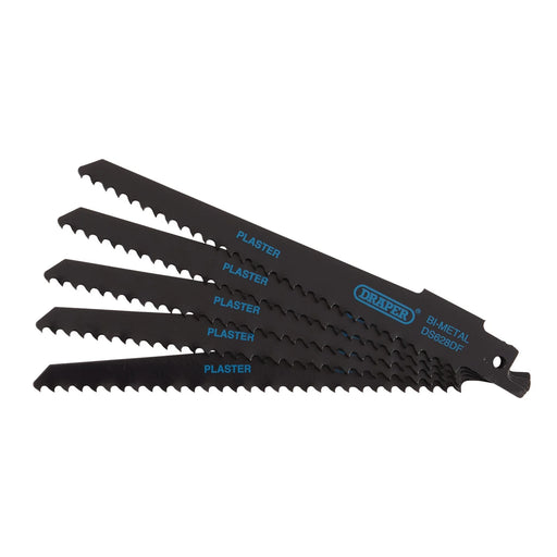 Draper Bi-metal Reciprocating Saw Blades 150mm 6tpi (Pack of 5)