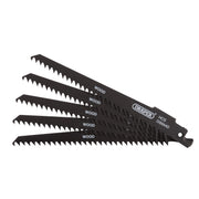Draper Reciprocating Saw Blades 150mm 6tpi Pack of 5