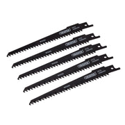 Draper Reciprocating Saw Blades 150mm 6tpi Pack of 5