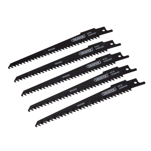 Draper Reciprocating Saw Blades 150mm 6tpi Pack of 5