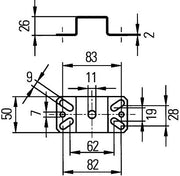 Hella 9XD 130 261-001 Holder