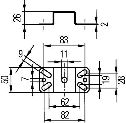 Hella 9XD 130 261-001 Holder