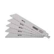 Draper Bi-metal Reciprocating Saw Blades 150mm 14tpi (Pack of 5)