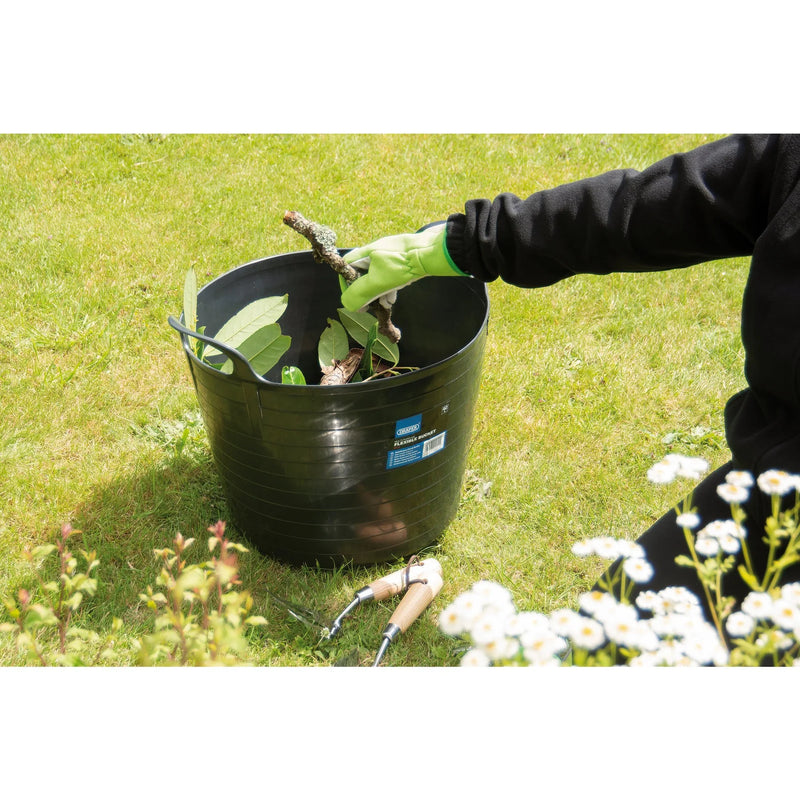 Draper Multi-Purpose Flexible Bucket 42L Black