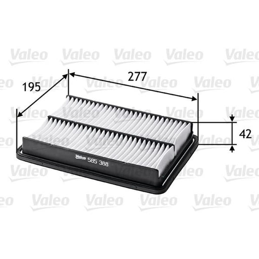 Valeo Engine Air Filter 585388
