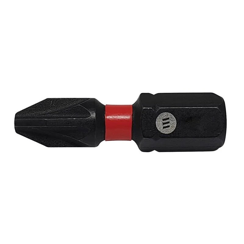ForgeFix ForgeFast Pozidriv Compatible Impact Bit PZ3 x (Card 2) 25-89mm