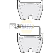 NAPA Front Brake Pad Set NBP2003