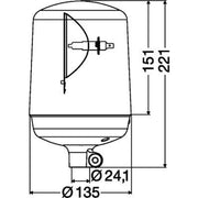 Hella Rotating Beacon Wide High 2RL 008 060-111