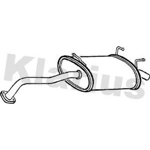 Klarius Box With Tail Pipe Rear DN553V