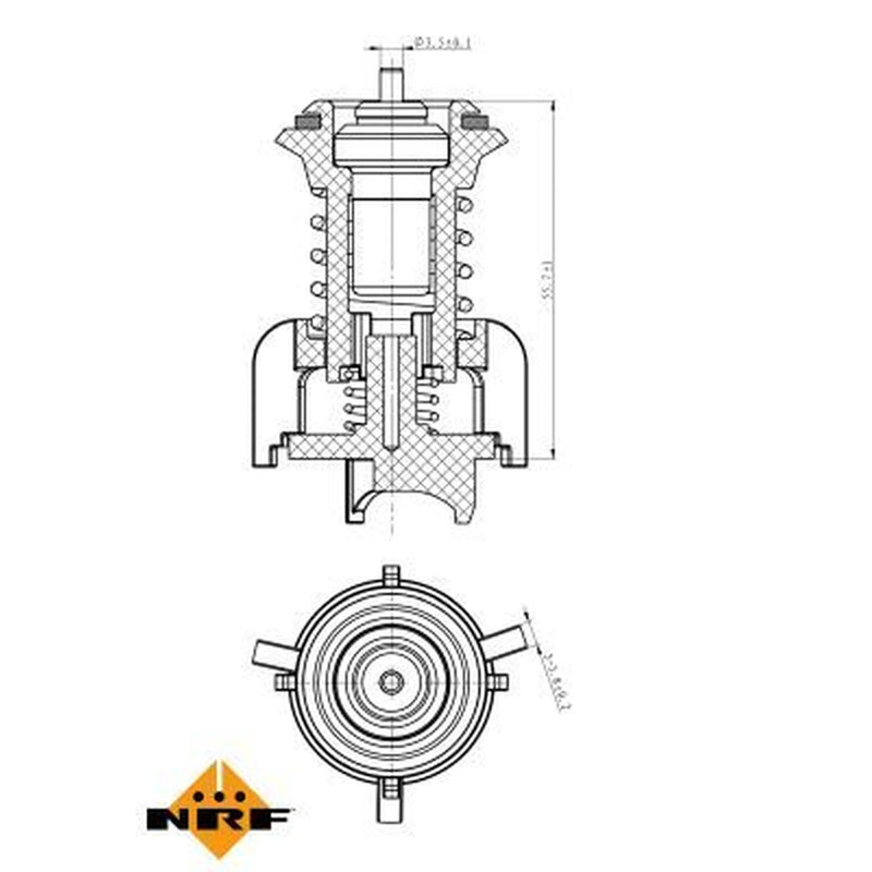 NRF Thermostat,Coolant 725095