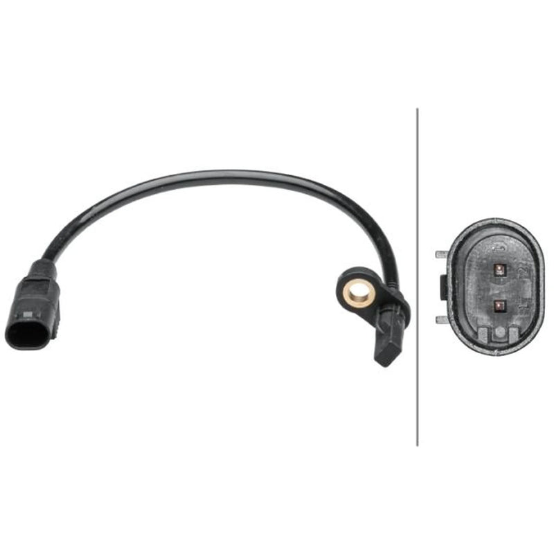 Hella ABS Wheel Speed Sensor Rear 6PU 012 679-551