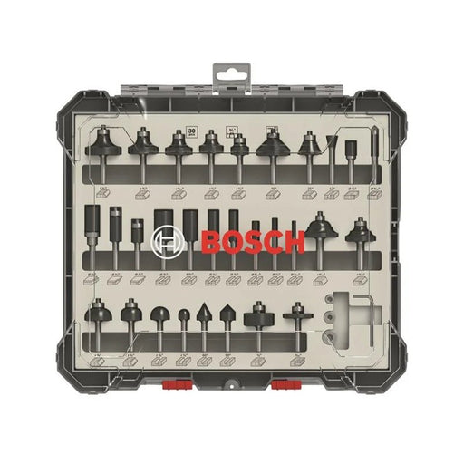 Bosch Powertool Accessories 1/4in PRO Router Bit Set, 30 Piece - 2607017476