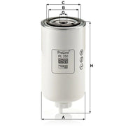 MANN-FILTER Fuel Filter Element PL 250